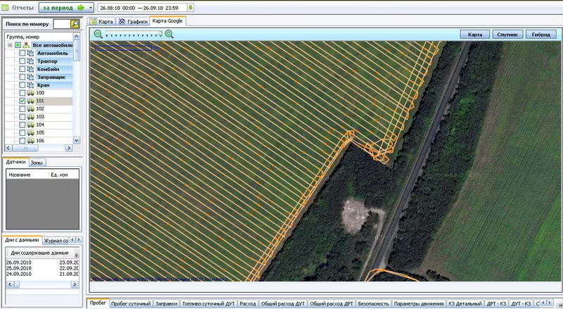 GPS мониторинг для сельхозтехники