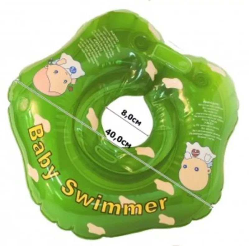 Круги для новороженных BabySwimmer для купания 0-24 мес. со склада 5