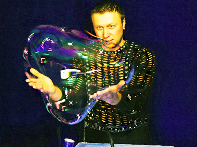 Шоу гигантских мыльных пузырей « ПУЗЫРИК » Луганск 5