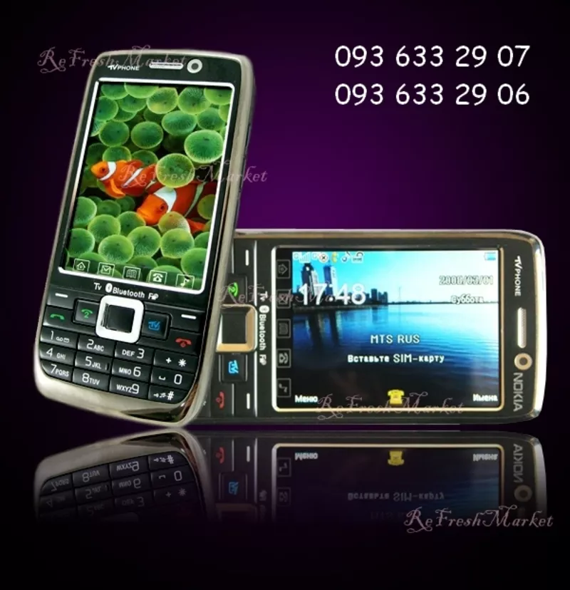 Nokia E71 TV (2 SIM карты,  цветное ТВ,  Java) 1550грн
