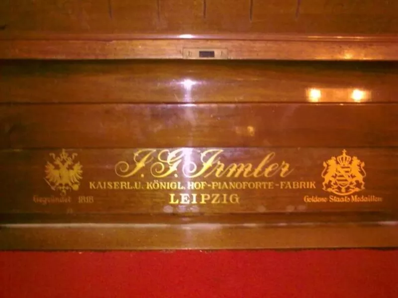 Продам антикварное пианино Leipzig XIX 