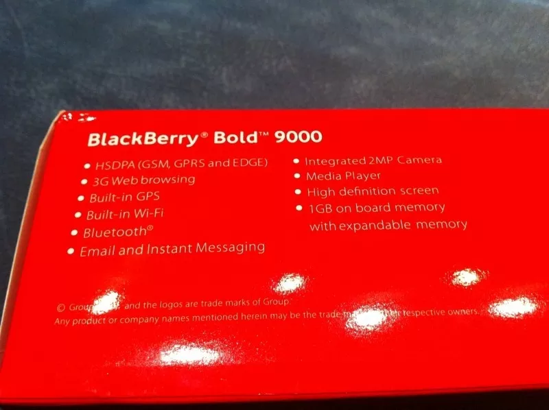 Продам BlackBerry 9000 Bold 2